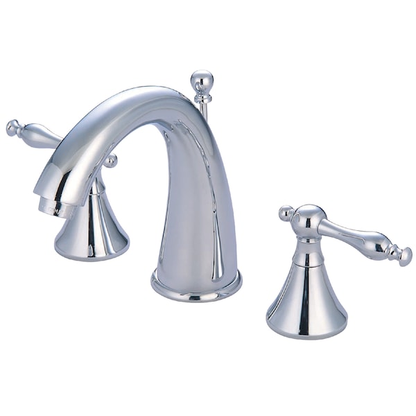 Kingston Brass 8" Widespread Bathroom Faucet, Chrome KS2971NL - main